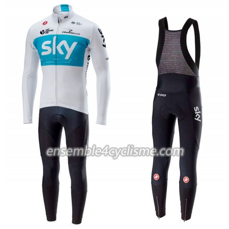 Tenue Maillot M/L + Collant à Bretelles 2018 Team Sky N001